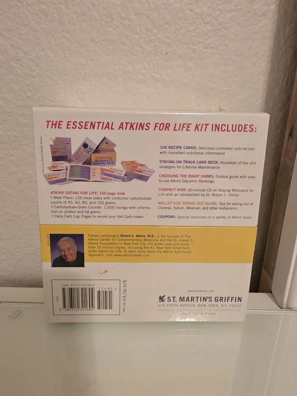 The Essential Atkins for Life Kit by — White/Yellow Book